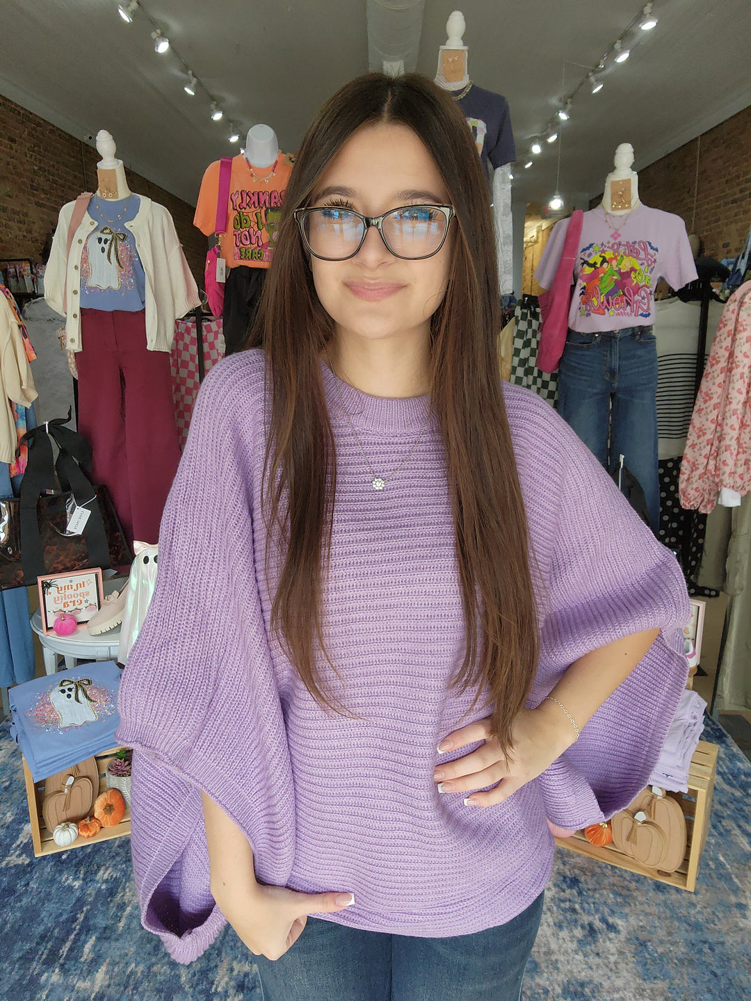 Knit Pullover Poncho