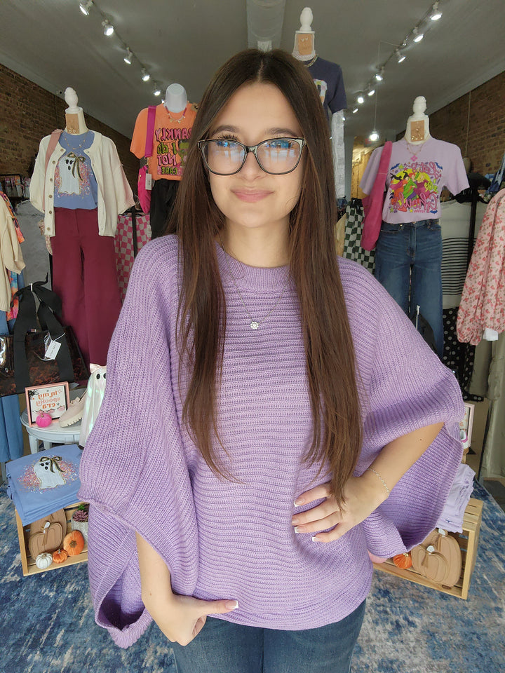 Knit Pullover Poncho