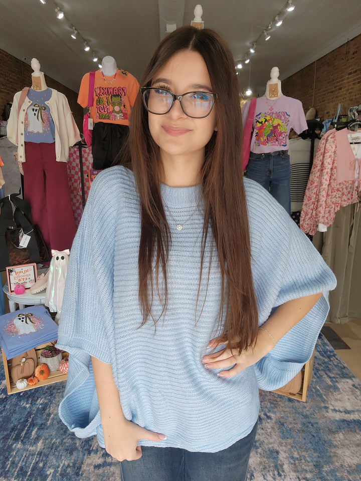Knit Pullover Poncho