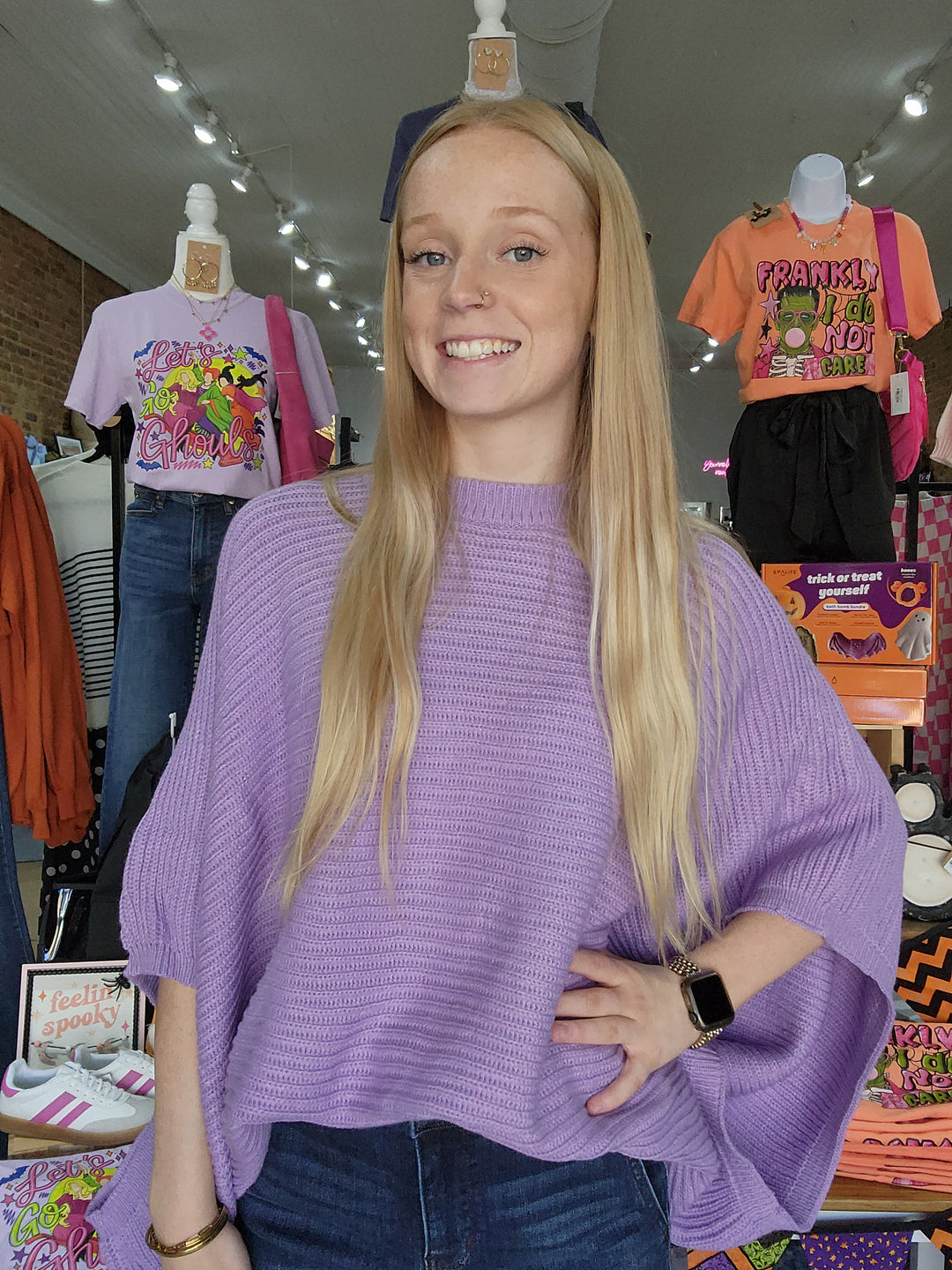 Knit Pullover Poncho