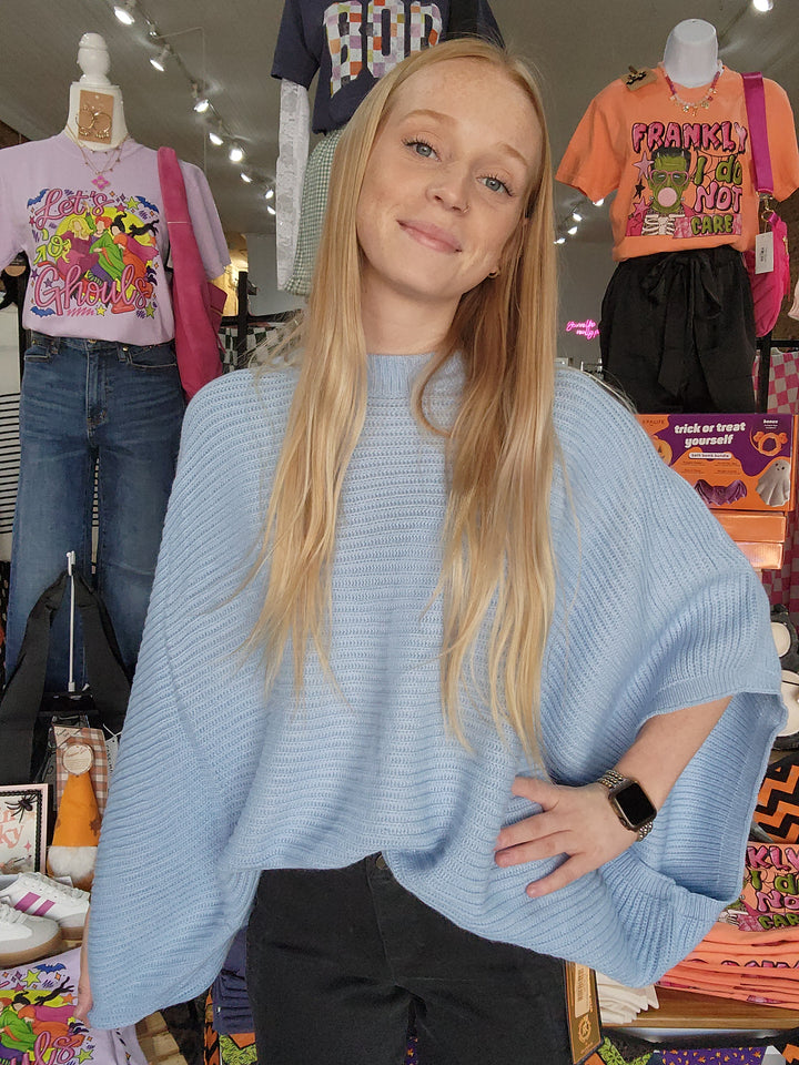 Knit Pullover Poncho