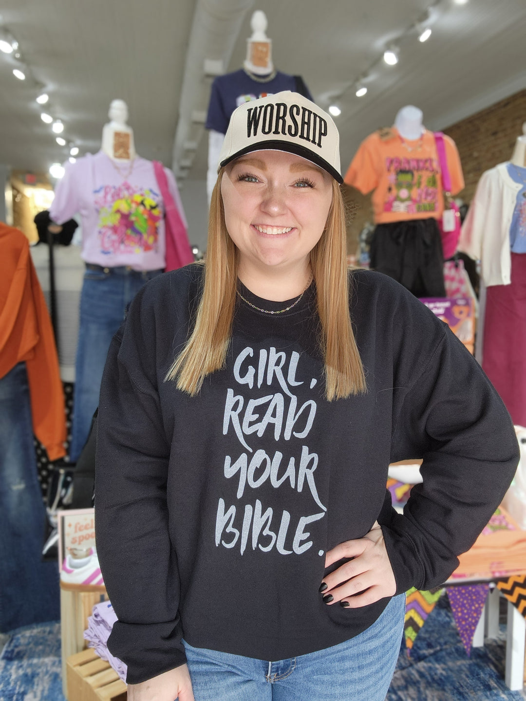 Girl, Read Your Bible Sweatshirt