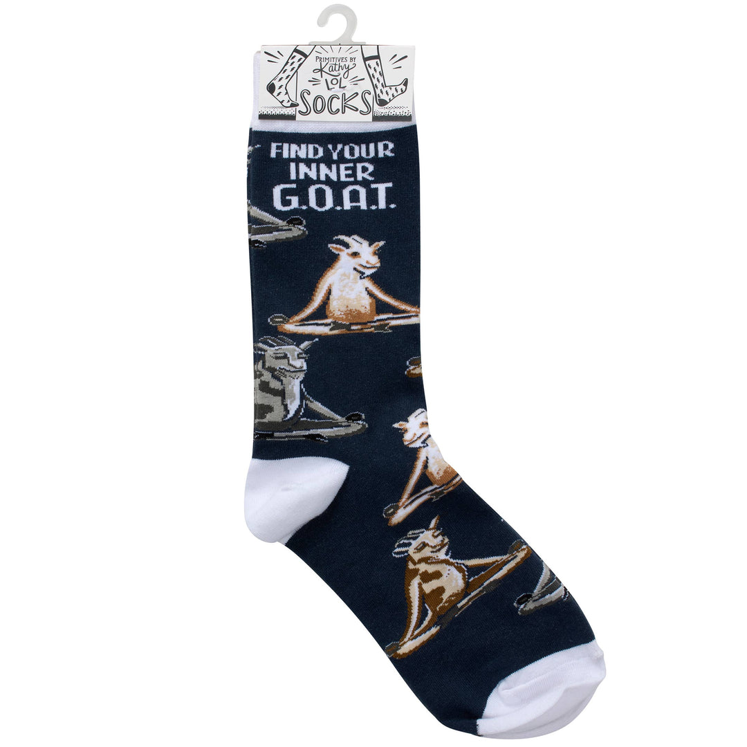 Find Your Inner G.O.A.T Socks