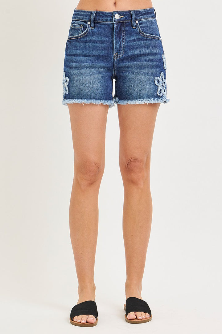 Risen HR Flower Patched Shorts