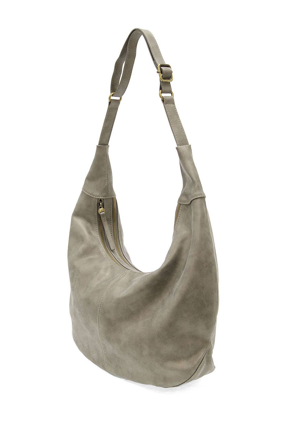 Rochelle Faux Suede Large Crescent Hobo