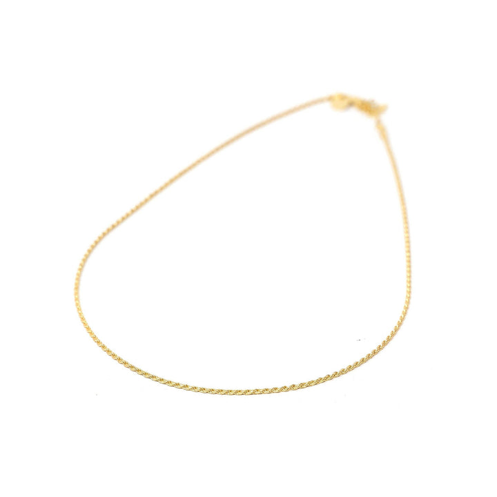Skinny Rope Chain Necklace | Threader Charm Necklace 
