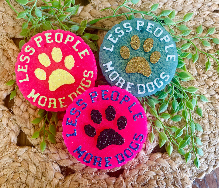 Less People More Dogs Car Freshie 