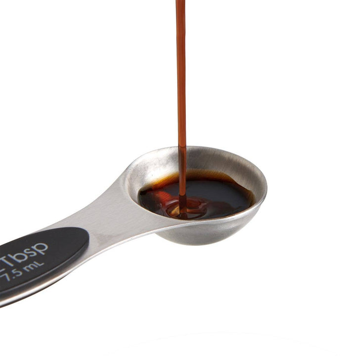 Magnetic Measuring Spoons – Dual-Sided with Leveler
