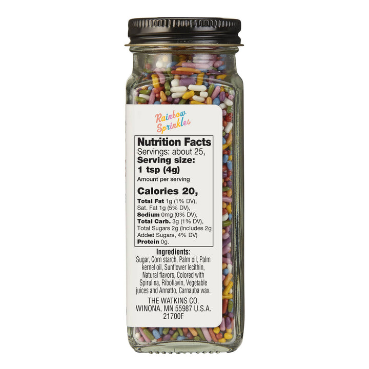 Rainbow Decorating Sprinkles 3.4 oz