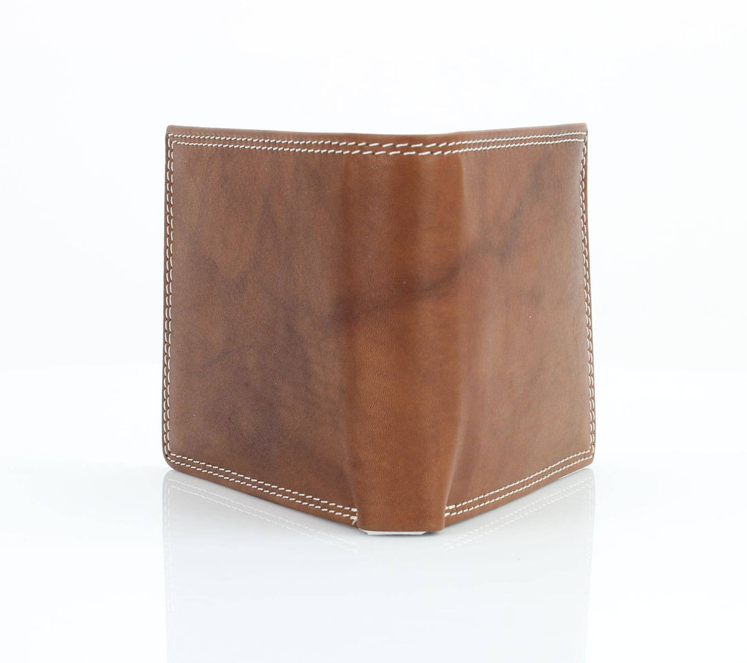 American Bison Oil Pull Up Top Flap Bifold 15729