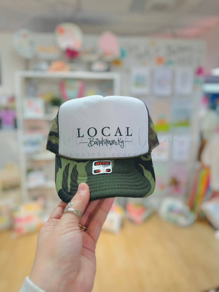 Local *Custom Town* Camo Trucker Hat