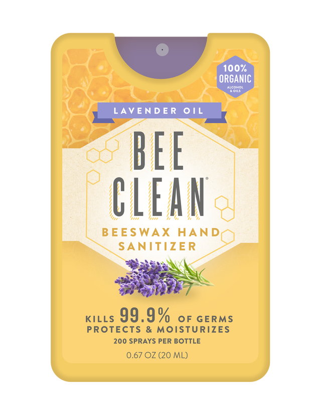 Bee Clean Organic Beeswax Hand Sanitizer - Mini Case