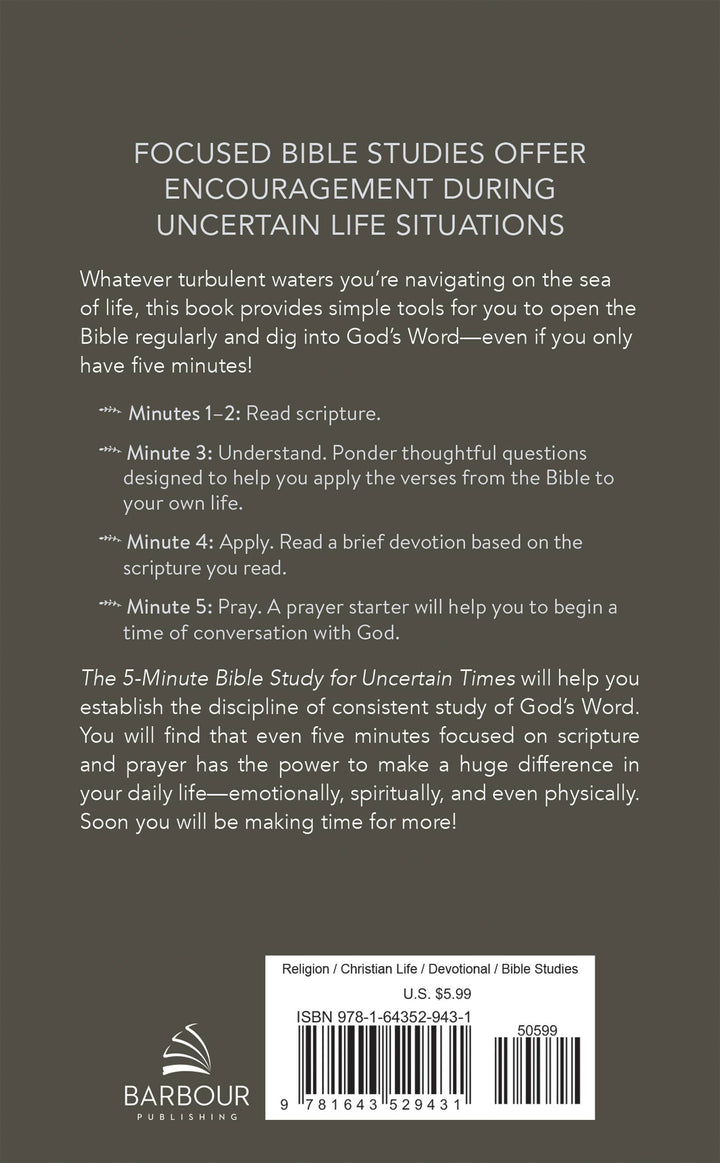 The 5-Minute Bible Study for Uncertain Times