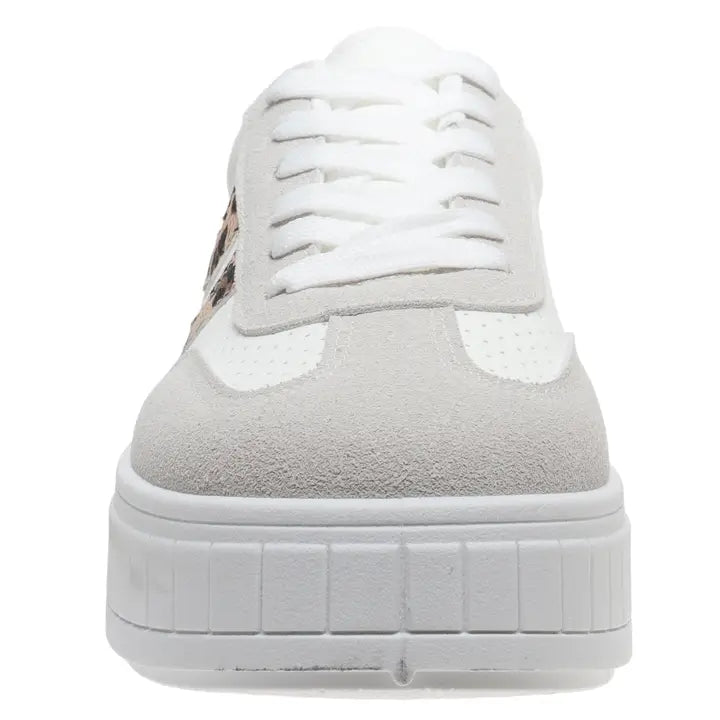 Leopard Lacey Sneakers