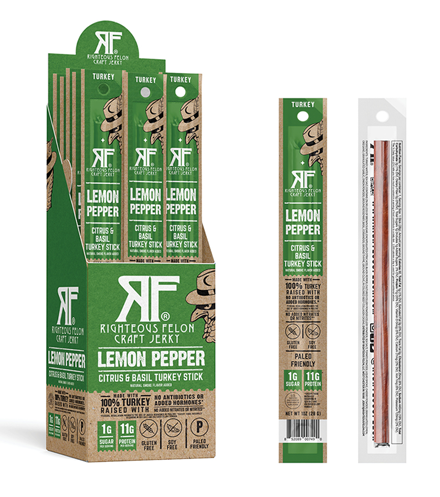 Lemon Pepper Turkey Stick - 24 Pack