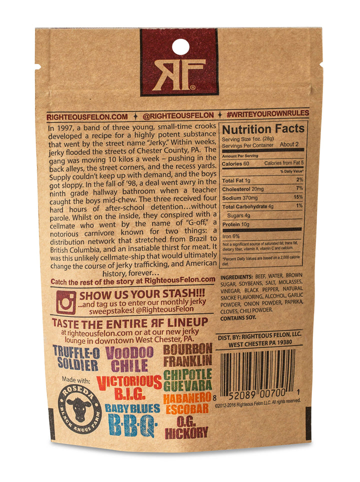 OG Hickory Beef Jerky 2oz