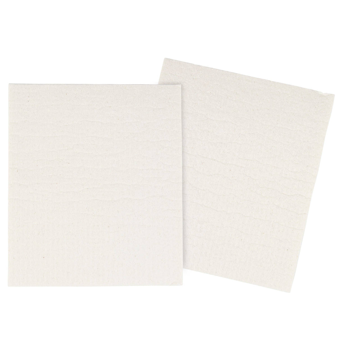 White Bunny Swedish Dishcloth Set