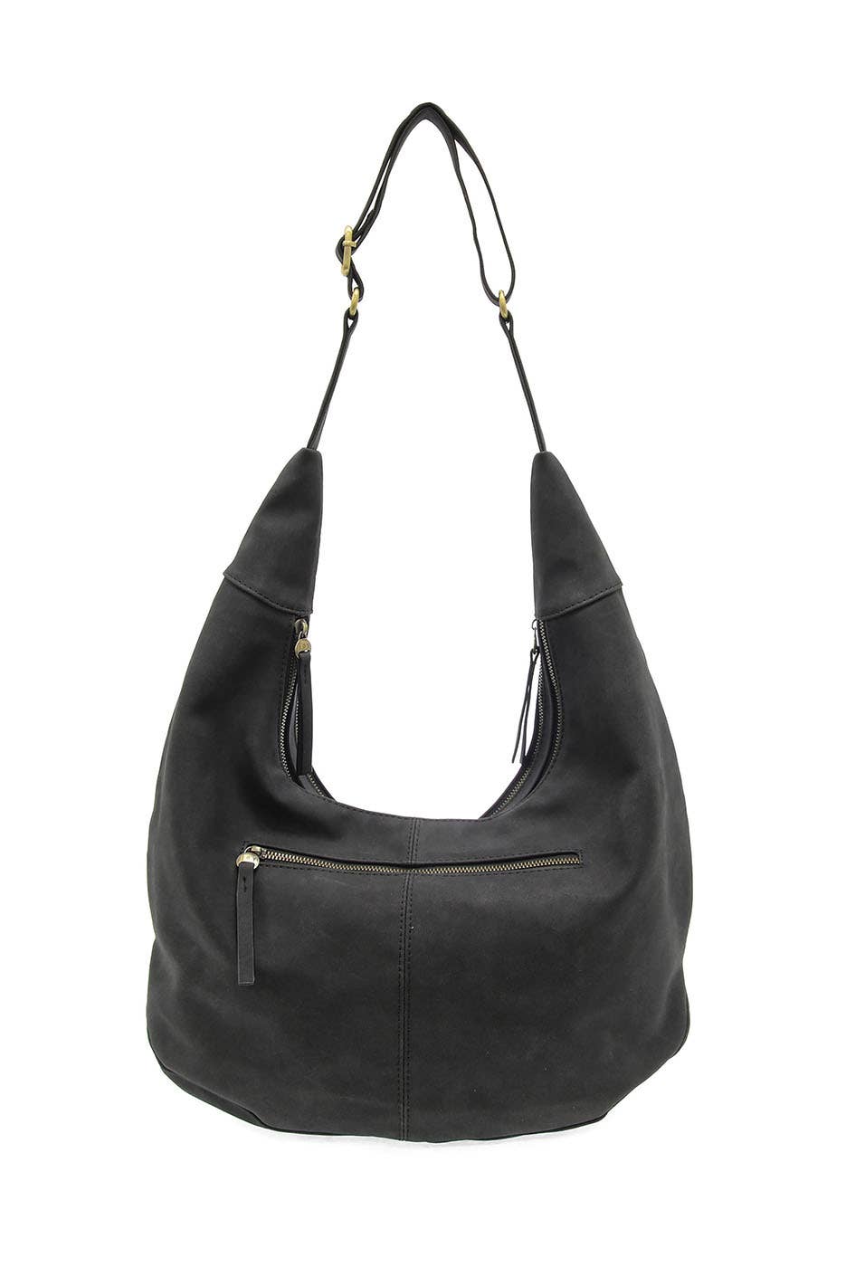 Rochelle Faux Suede Large Crescent Hobo