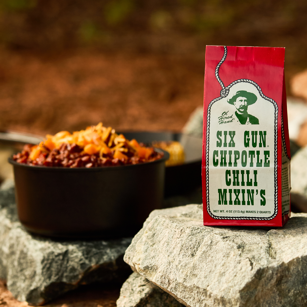Six Gun Chipotle Chili Mixin’s – Smoky Texas Chili Seasoning