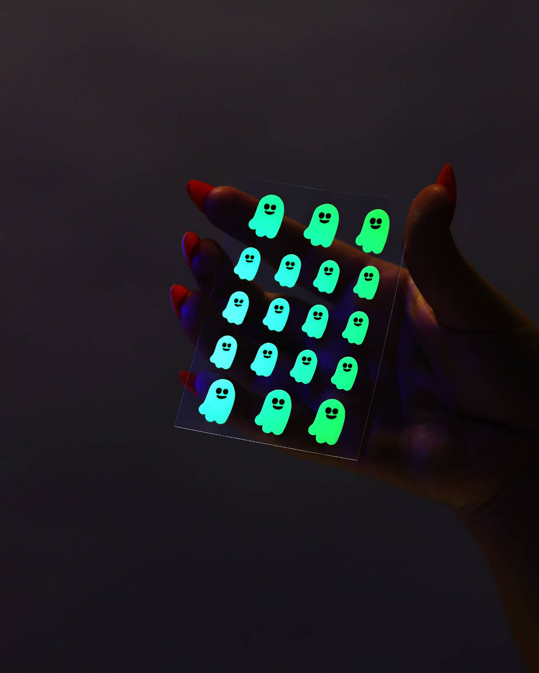 Glow in the Dark Ghosts Halloween Pimple Patches