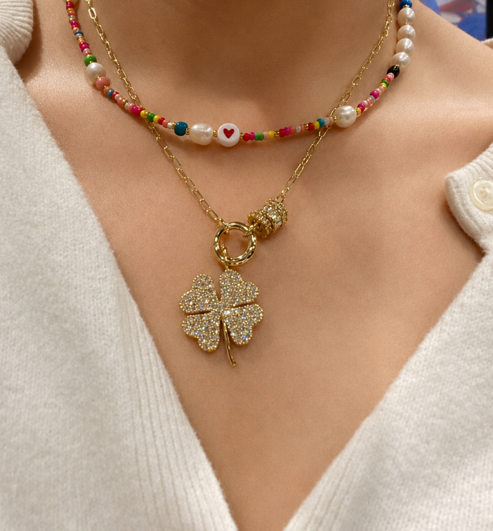 Pave Spacer Charm