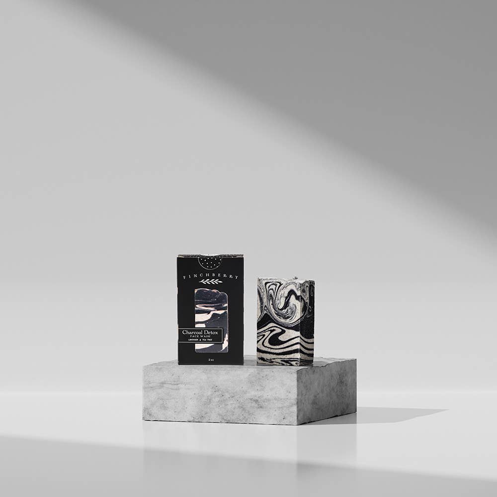 Charcoal Detox Purifying Exfoliating  Facial Wash Bar