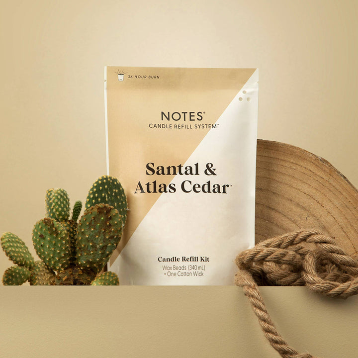 Santal & Atlas Cedar | NOTES | Candle Refill
