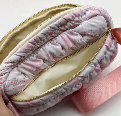 Florals & Bows Belt Bag