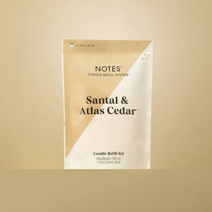 Santal & Atlas Cedar | NOTES | Candle Refill