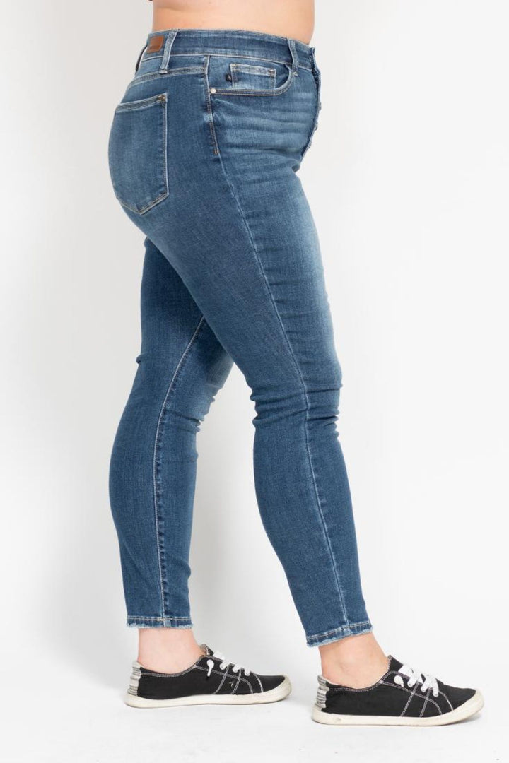 Judy Blue Hi Rise Button Fly Skinny