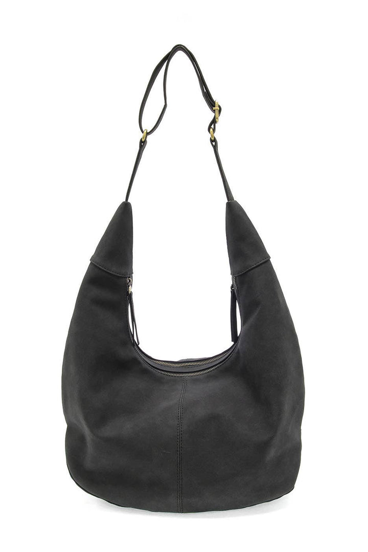 Rochelle Faux Suede Large Crescent Hobo