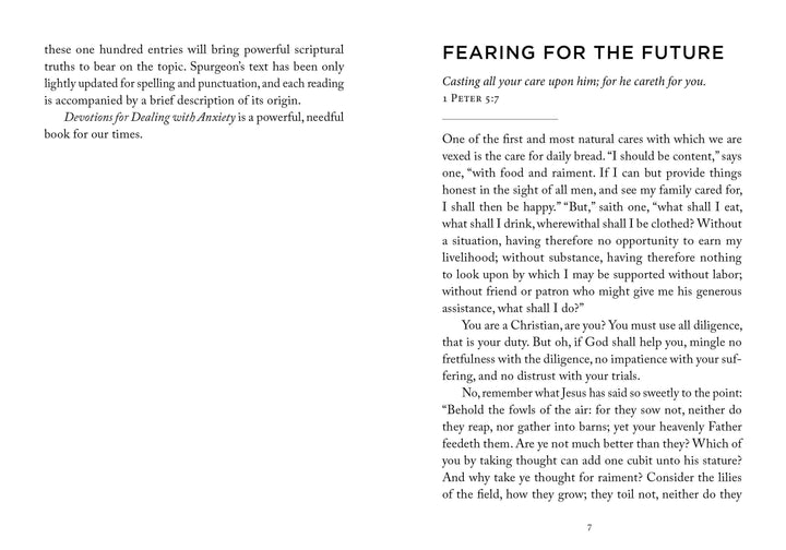 Devotions for Dealing with Anxiety : 100 Meditations for Men