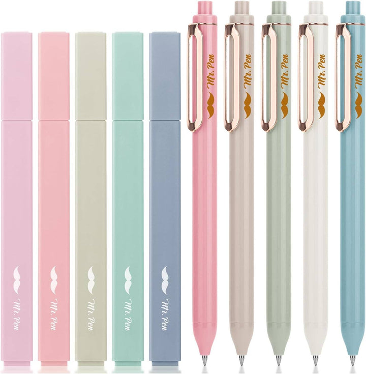 Mr. Pen Aesthetic Highlighters & Gel Pens Set