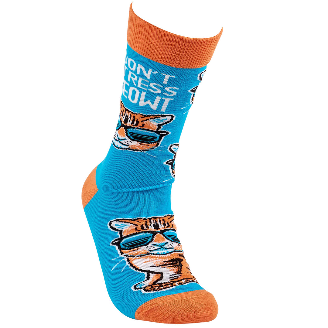 Don't Stress Meowt Socks