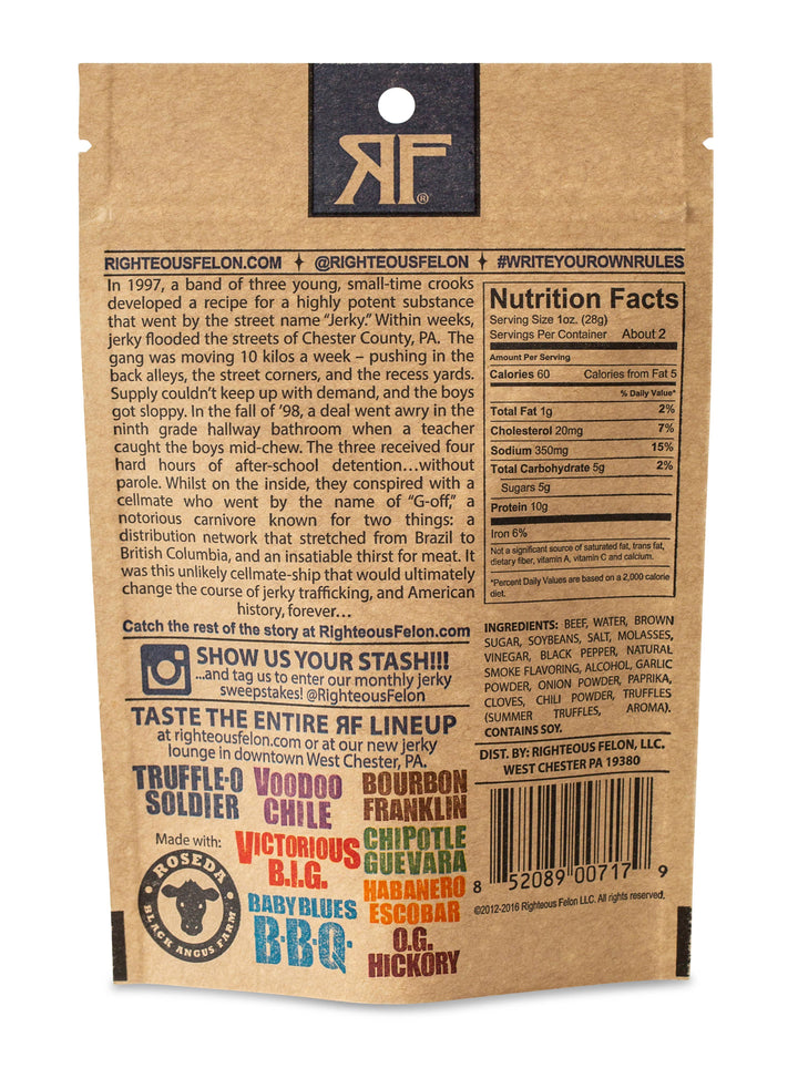 Truffle-O Bill Beef Jerky 2oz
