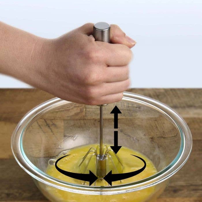 Mrs. Anderson's Baking  Stainless Steel Rotary Whisk Blender