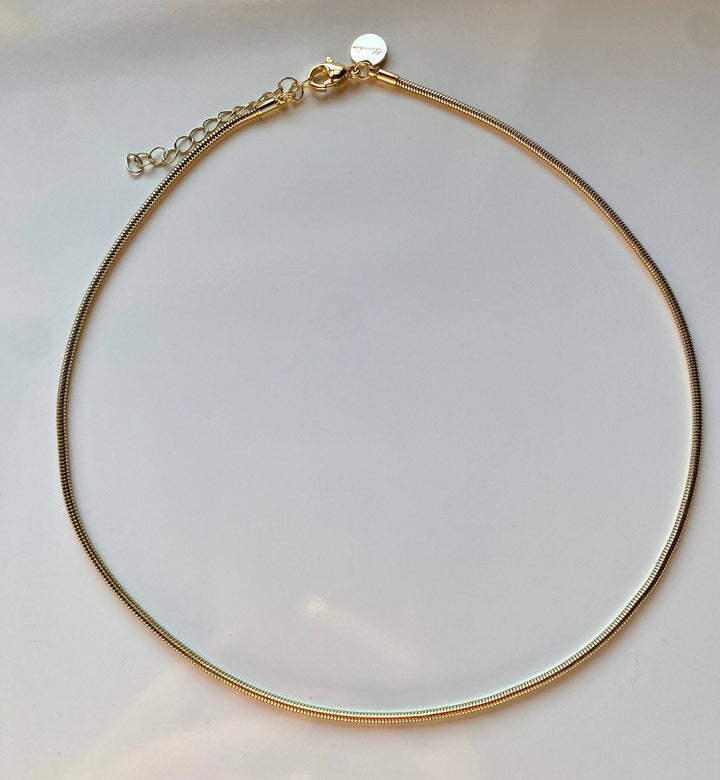 Sophia Snake Chain Necklace (Threader Chain for Charms) 