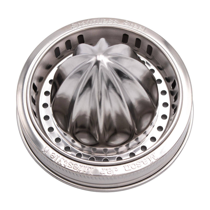 Stainless Steel Juicing Lid for Wide Mouth Mason Jars