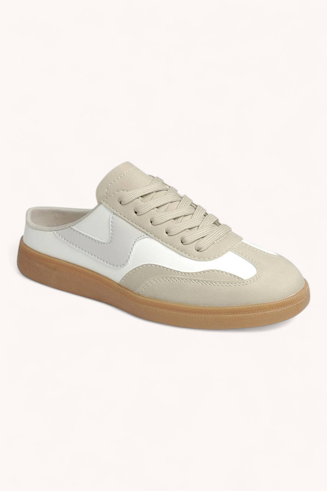 SWOOSH DESIGN SLIP-ON MULE SNEAKERS