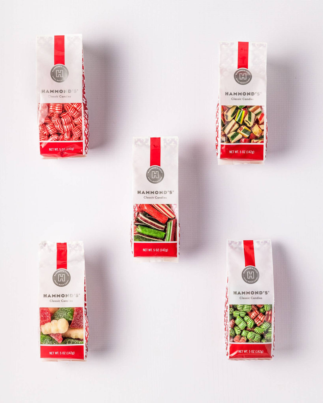 Classic Candy - Filled Straws - Peppermint - 5 oz Gift Bag