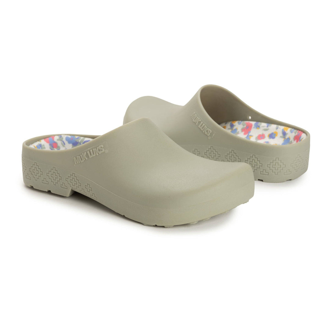 MUK LUKS Women's Spring Garden Clog and Bonus Glove Set