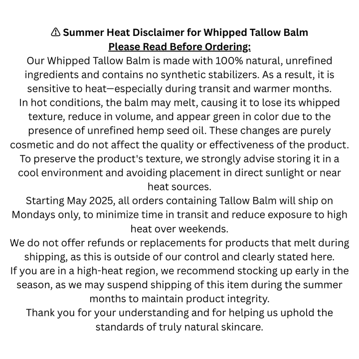 Tallow Balm - Whipped