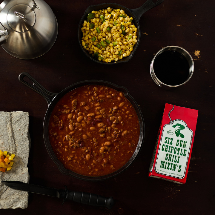 Six Gun Chipotle Chili Mixin’s – Smoky Texas Chili Seasoning
