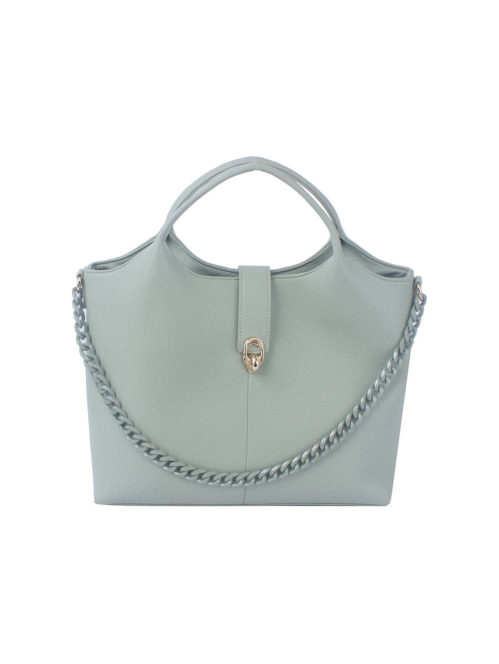 Chain detail tote bag