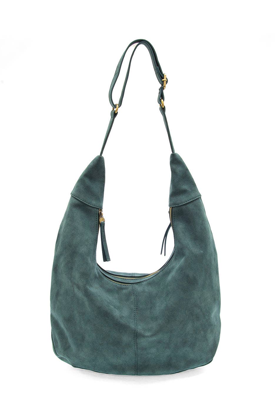 Rochelle Faux Suede Large Crescent Hobo