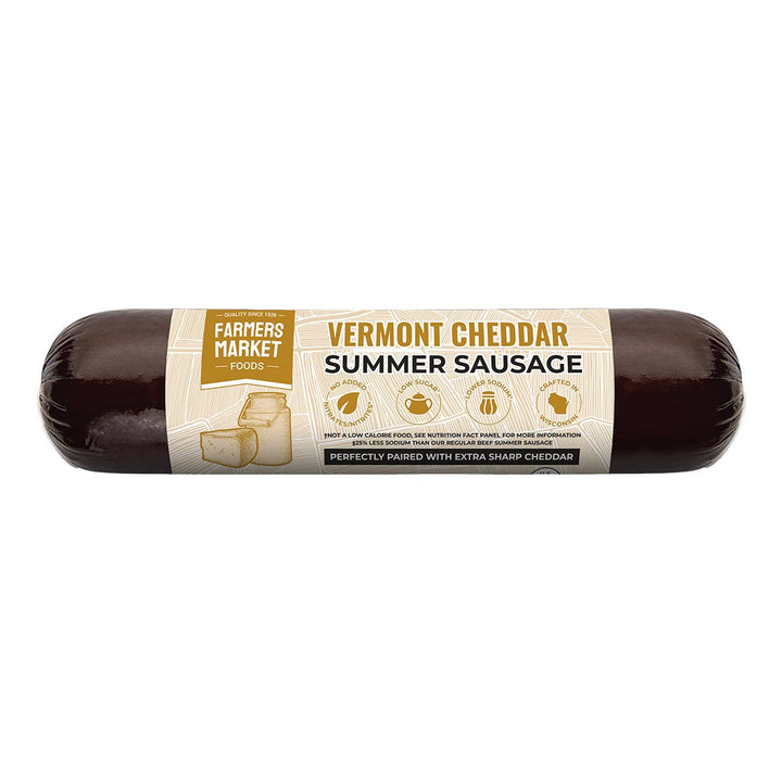 Vermont Cheddar Summer Sausage 5oz