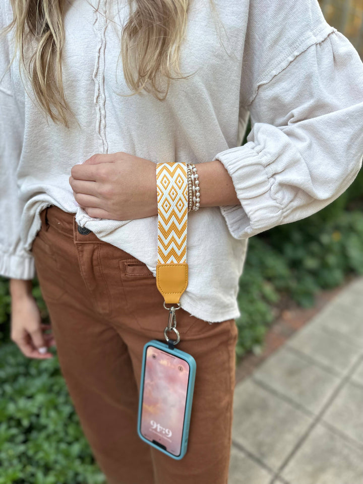 Clip & Go Yellow Chevron