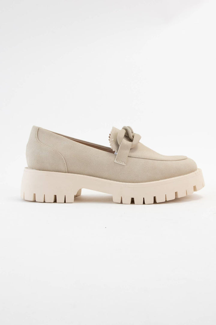 MADISON Chunky Chain Lug Sole Loafers