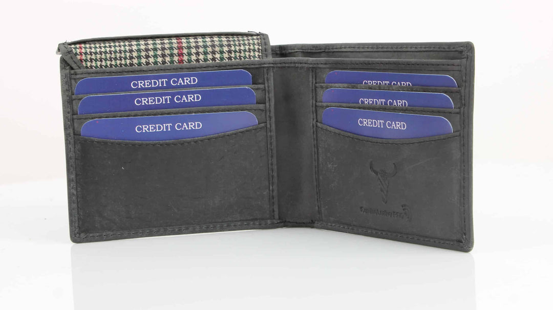 Truck Embossed Distressed Leather Bi Fold Wallet # AB 2003