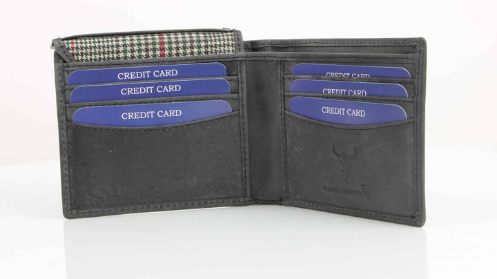 Truck Embossed Distressed Leather Bi Fold Wallet # AB 2003